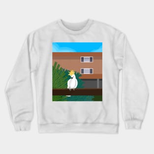 Balcony Cockatoo 2 Crewneck Sweatshirt